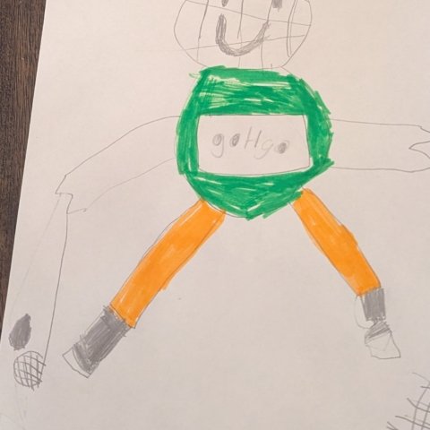 A Hockey Player, Allen Park, MI , age 5