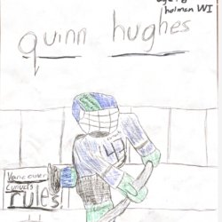 Quinn Hughes by Vincent, Holmen, WI, age 8