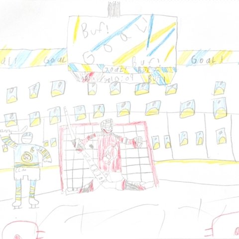 “Sabres GOAL!” Rushville, NY, Age 9