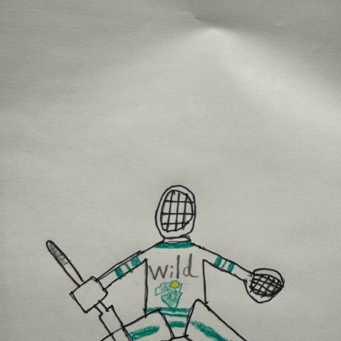 Minnesota Wild Goalie, Big Lake, MN, Age 8