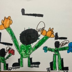 The Winning Shamrocks, Tucker Albrecht, age 6, Marinette Wis