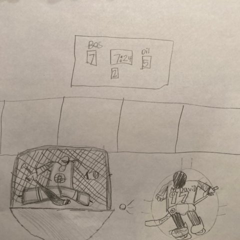 Bruins vs Oilers / Hopkinton, NH / Colton – age 8