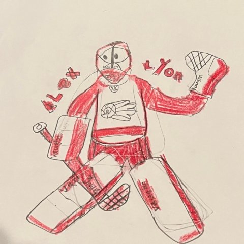 Go Wings! (Brayden Weber, Oakland, MI – Age 9)