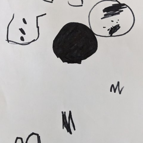 Hockey Puck! St. Paul MN, age 4