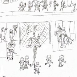 Detroit Red Wings VS. Seattle Kraken, Ann Arbor, MI, Riley Barrett, Age 8