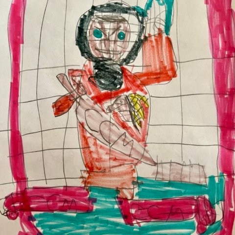 Blackhawks Goalie, Glenwood Springs, CO, Age 8
