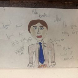 Caption: Herb Brooks. Name: Rylee Anderson Hometown: west fargo, N.D. Age 11