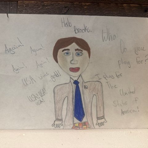 Caption: Herb Brooks. Name: Rylee Anderson Hometown: west fargo, N.D. Age 11