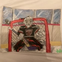 Juju the goalie, Juliana Nussbaum, age 12, charlotte, NC