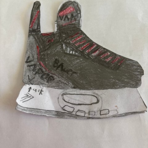 Bauer Vapor Skate, Kyle Kuzemka Levittown, P.A, 10 years old