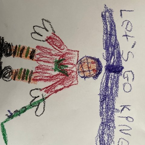 Go Kings! Annie age 6 Walpole, MA