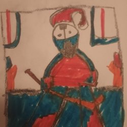 Big Mac Santa, Twisp, WA Cooper age 7.