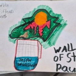 Wall of Saint Paul Baldwin Wi Ryder Gray 11