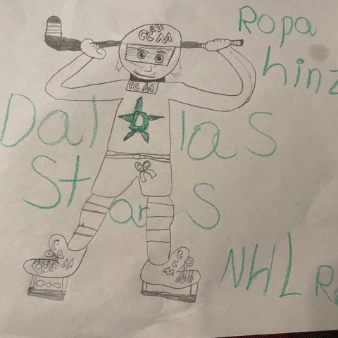 Roope Hintz Dallas Stars Center by Kalan & Parker Age 7 & 8 WI