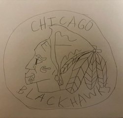 “Go Blackhawks!” St. Anthony, MN Marvin S. Age 9