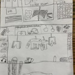 Bruins Locker Room, Sam Harding, Canton MA, age 10