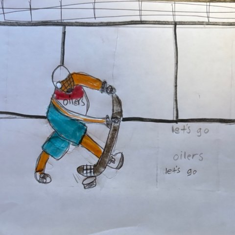 Let’s Go Oilers! by Emine Leroy, Tulsa, 8