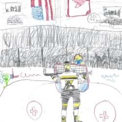 Ragans First Pittsburgh Penguins Game – Taylors, SC – Age 7