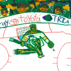 The Wall of St. Paul – Go Minnesota Wild (Oliver Sells Age: 7, West St. Paul, MN