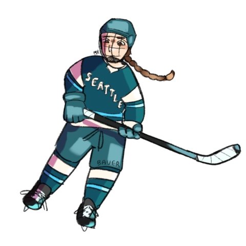 PWHL Seattle Torrent, by Maëlle, Bend, OR, age 12