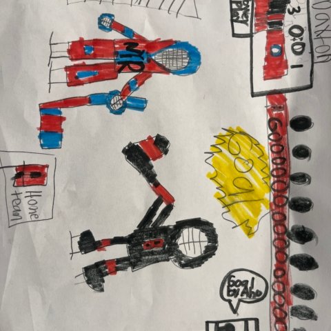 Aho for the win! Daxton Anderson, age 7, Wilmington, NC