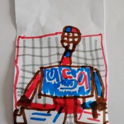 Hockey Team USA, Hannah F., Jeffersonville, Indiana, Age 6