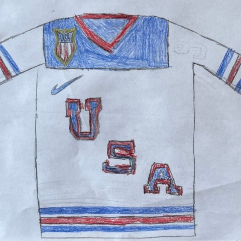Let’s go USA!, Clifford, Bayport NY 7 years old