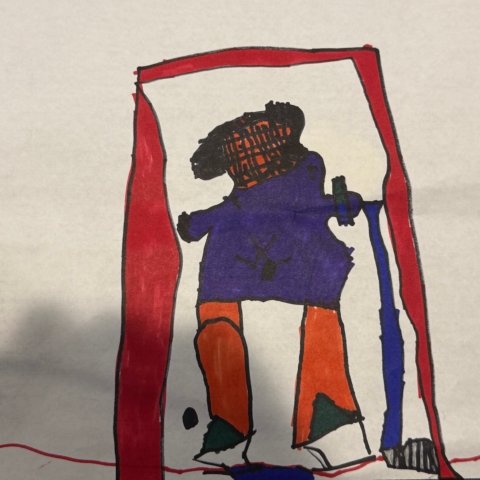 Hockey goalie, Salt Lake City, Utah, age 5