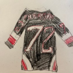 Tage Thompson Jersey, Wheatfield, NY, Age 9