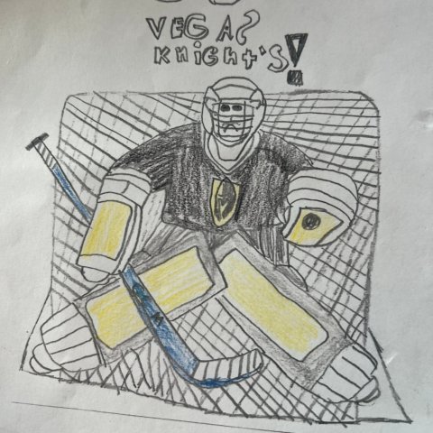 “GO VEGAS KNIGHTS” Gunnar Johnson, 9, Eagle, ID