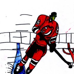 “Lets go Devils!” William Stewart, Tenafly NJ, age 9