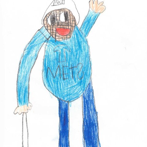 Self Portrait, Arthur, 5 years old, Seattle, WA