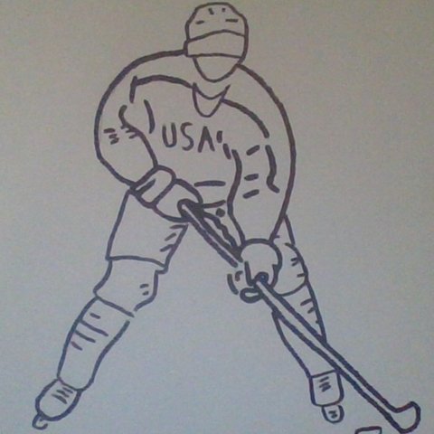 USA hockey player