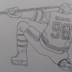 what a celly by connor bedard