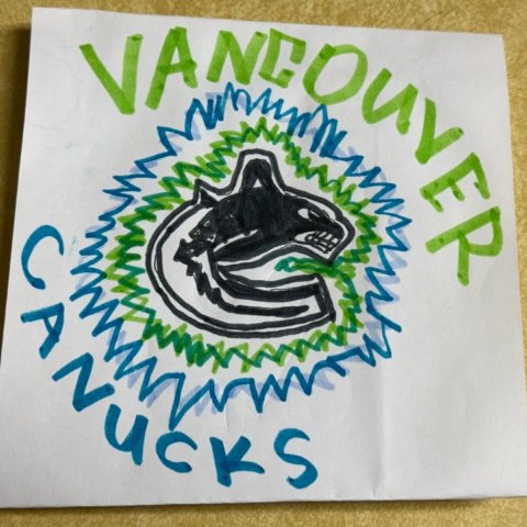 Go Canucks! Jakob, Amherst, 8 years old