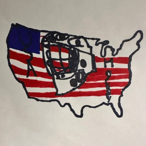 Home of the free because of the save – Watertown, NY – age 8