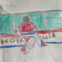 USA Goalie! GO USA! Vincent, Templeton, MA. 7 years old