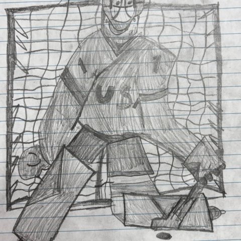 USA Goalie, Fergus Falls, 9 years old