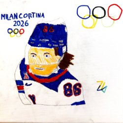 Jack Hughes, American Hero, by Ty from NYC (6 y.o.)