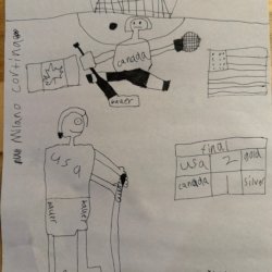 USA wins the Gold. Nash, Carmel, IN age 9