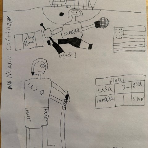 USA wins the Gold. Nash, Carmel, IN age 9