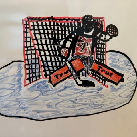 Juuse Saros (by Brooks Whitney) Anchorage, AK Age 8