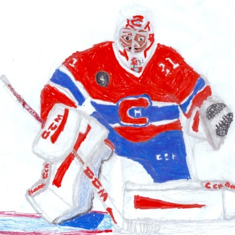 Carey Price! By Augustin B., Danville CA, Age: 7