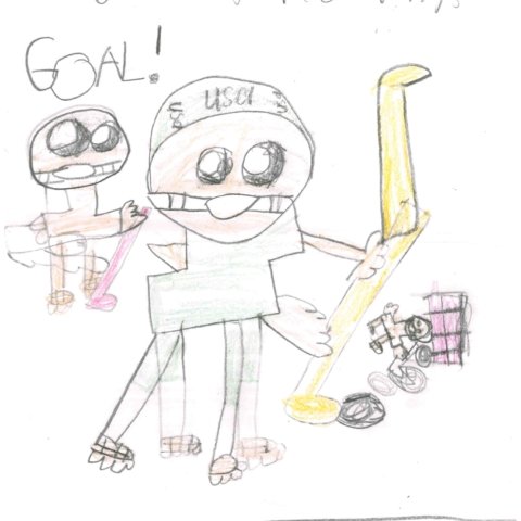 USA vs. Red Wings, Romeo MI, 8 years old.