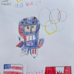 Connor Hellebuyck Winning Gold, Ewan-9, Bentonville, AR