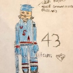 Quin Hughes LETS GO USA! By: Graham Hatch, Age 8, Beloit WI