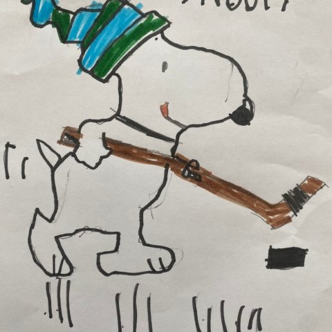 Snoopy Hockey! Mason Patterson, Omaha Nebraska