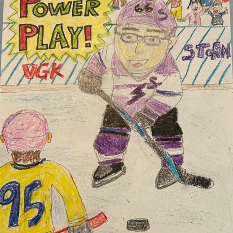 LV Storm vs VGK, Henderson, NV Ashton Fleet age 10