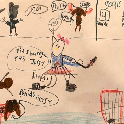 Pittsburgh Pies beat Team Panida! Ellery Sugarman, 6, West Hartford, CT