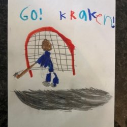 Kraken Mania, Hudson Broughton, 6, Snohomish, WA